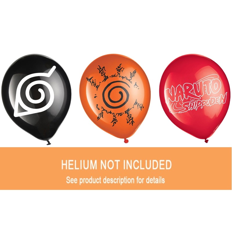 12" Naruto Latex Balloon Pack | 6 ct