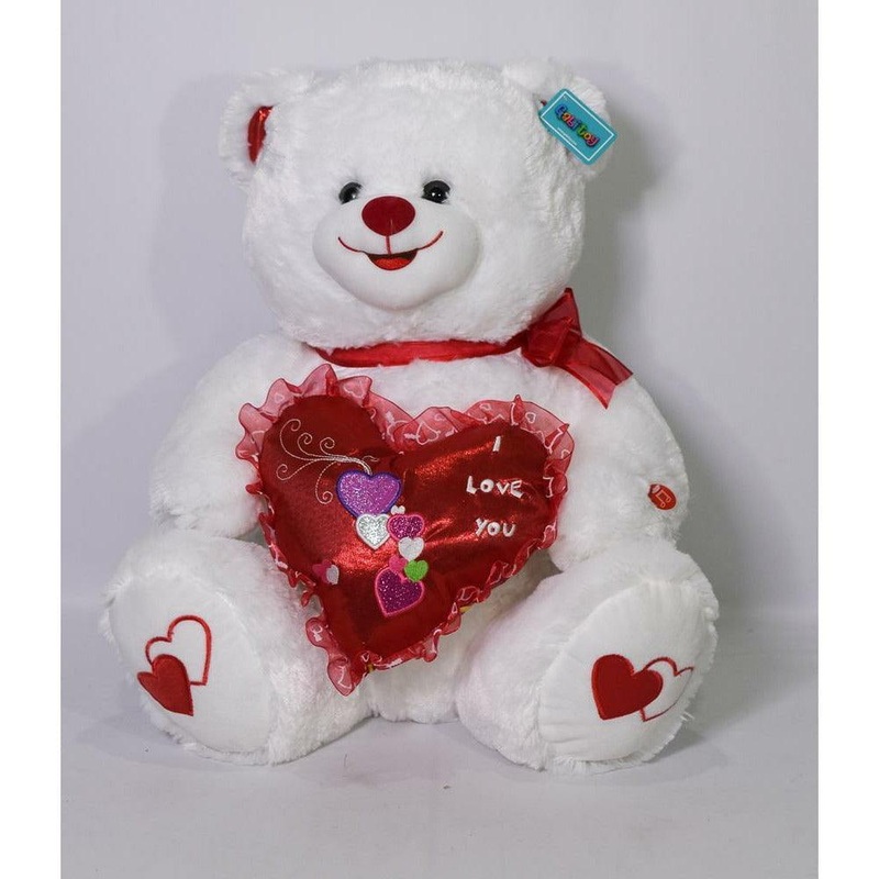 Bear I Love You Flower LED Music 22in