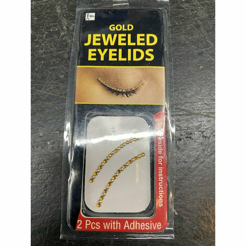 Gold Jeweled Eyelids