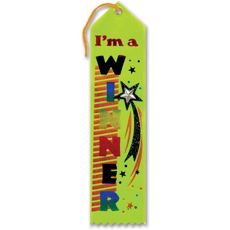 I'm A Winner Jeweled Ribbon