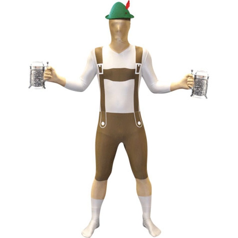 Lederhosen Morphsuit Mens X-Large
