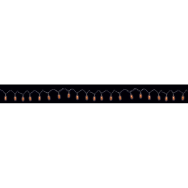 Orange LED String Lights w/ EndtoEnd Plugs