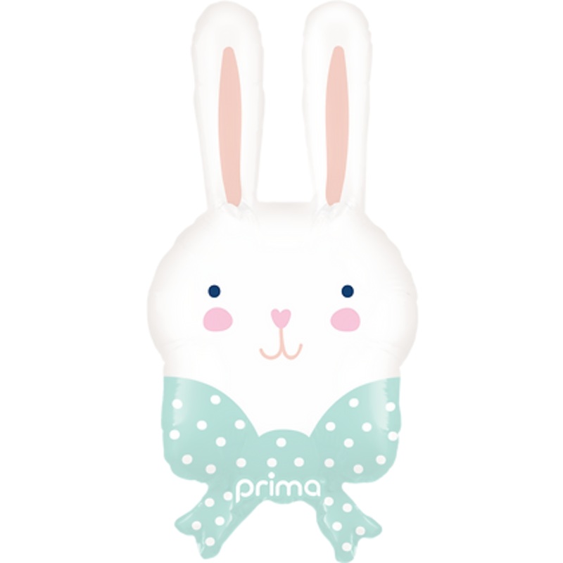 Prima 12 inch Air-filled Sweet Bunny Head 2ct