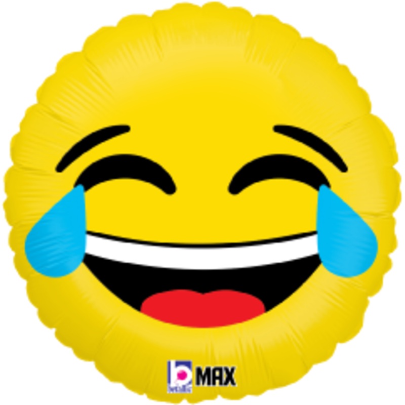 Betallic Emoji LOL 18 inch MAX Float Balloon Packaged 1ct