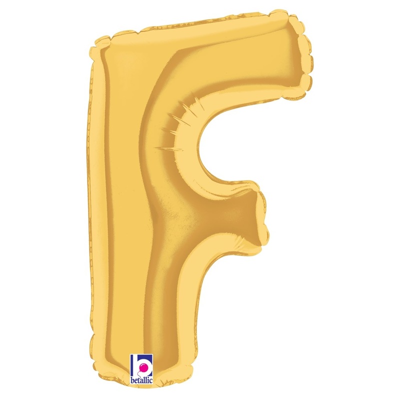 Betallic F Gold 7 inch Air-Filled Shape 1ct