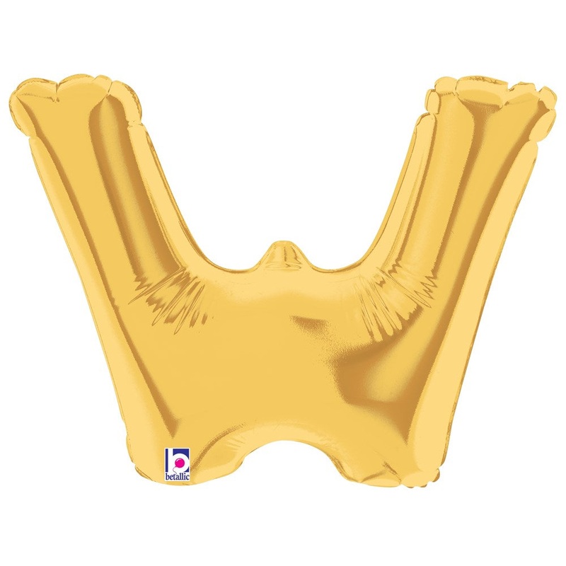 Betallic W Gold 7 inch Air-Filled Shape 1ct