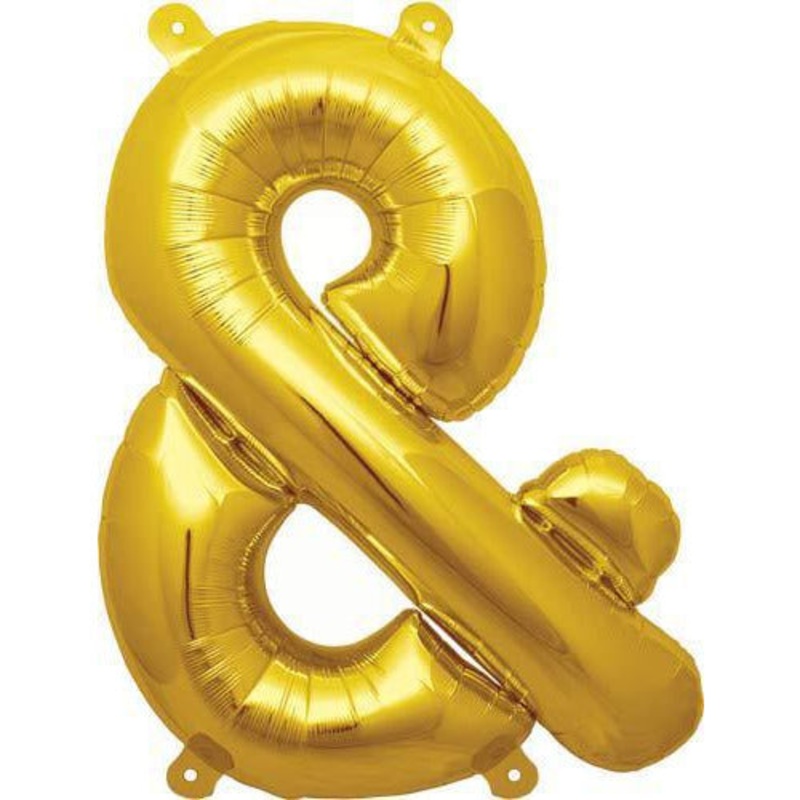 Gold Letter & Air Filled Balloons