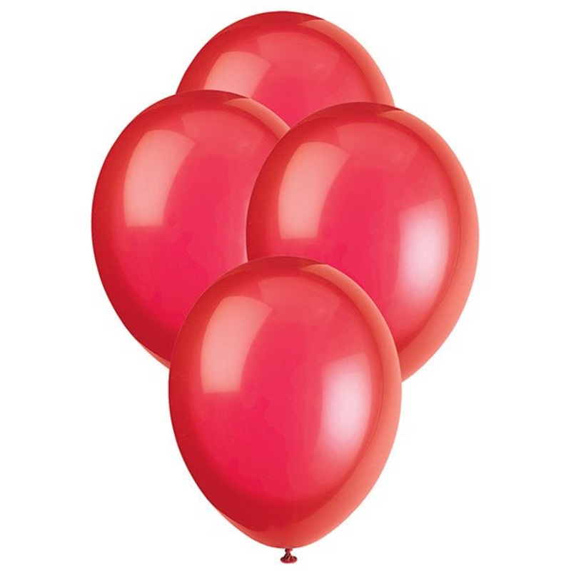 Scarlet Red Premium Balloons 30cm (Pack of 50)