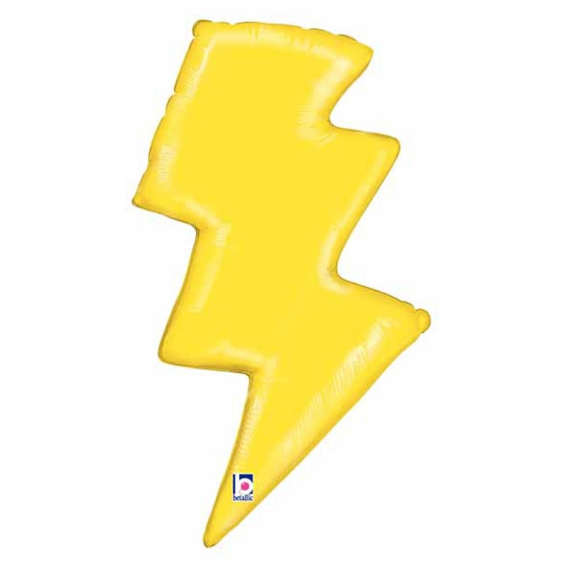 "36" Lightning Bolt Shape C Balloon - Packaged"