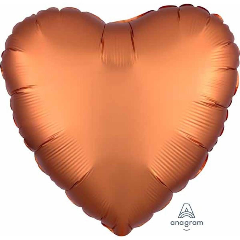 Amber 18" Heart Satin Balloon Package