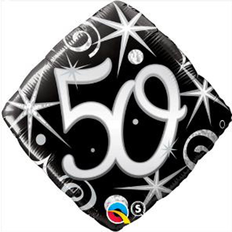 Elegant Sparkle & Swirls Dmd Balloon Package (50-Pack, 18")