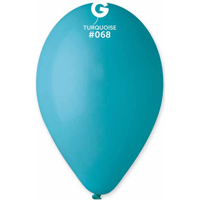 Gemar Turquoise Balloons - Pack Of 50 (12") #068
