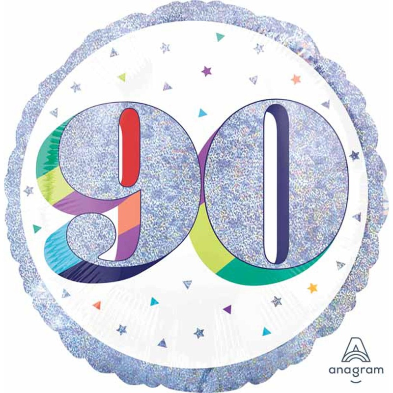 Heres To Your Bday 90 Balloon Package.