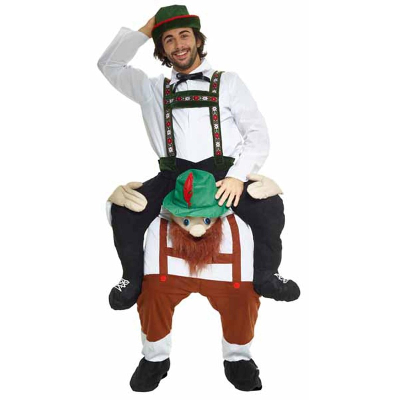 Lederhosen Piggyback Costume For Adults