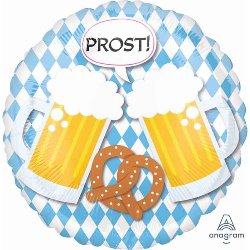 Oktoberfest 18" Round Foil Balloon (5/Pack)