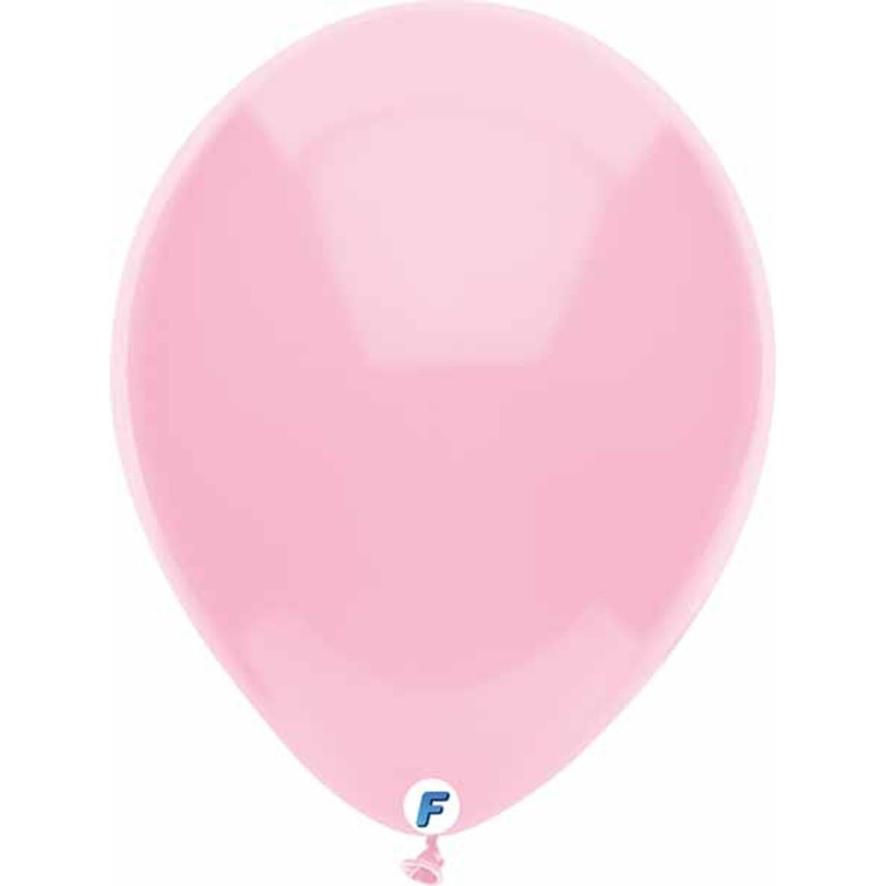 "50-Pack Of 12" Pink Latex Balloons By Funsational"