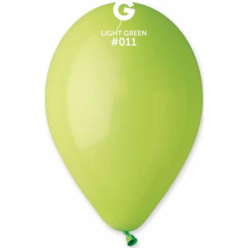 Gemar 12" Light Green Latex Balloons (50-Pack)