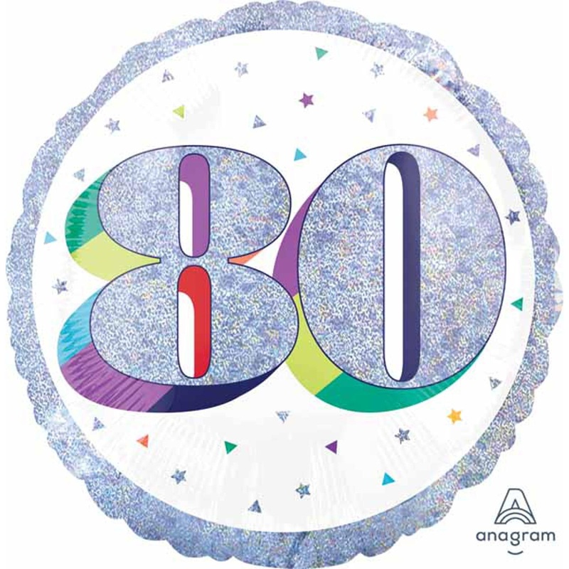 Heres To Your Bday 80 Balloon Package