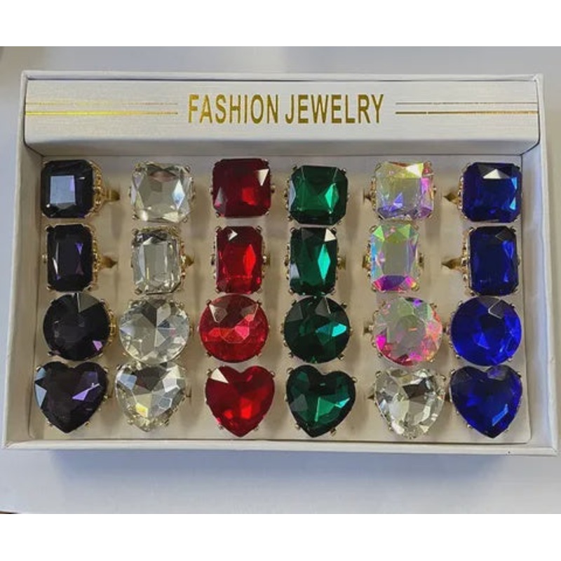 Assorted Jewelled Rings