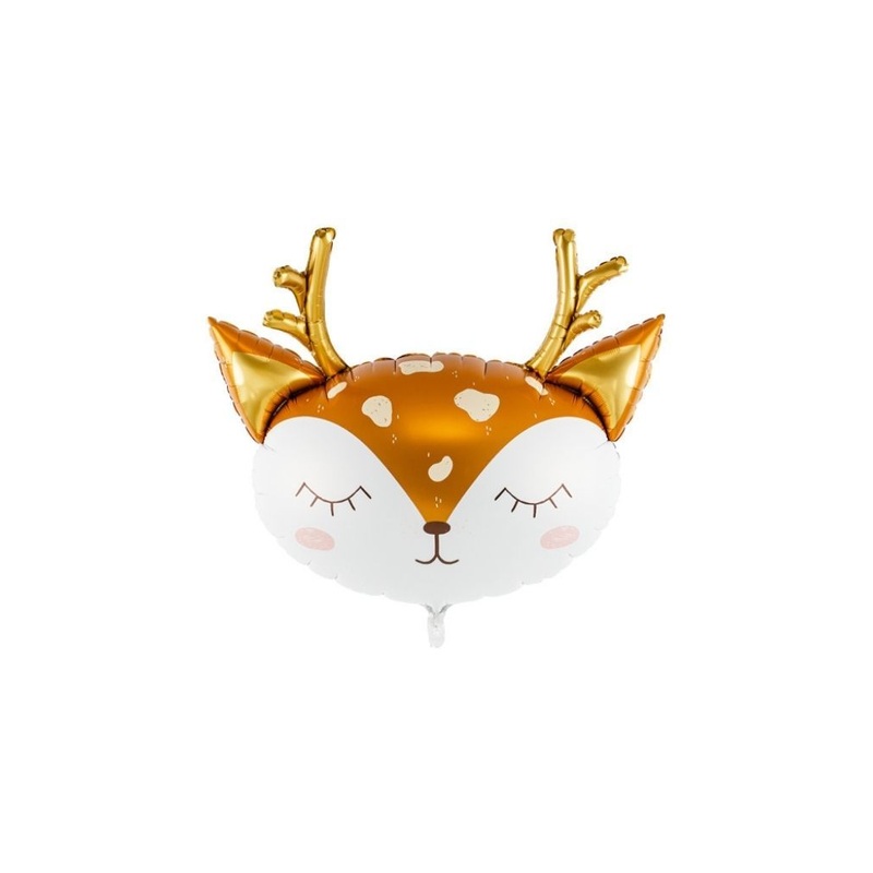 Deer Face Balloon Filled with Helium