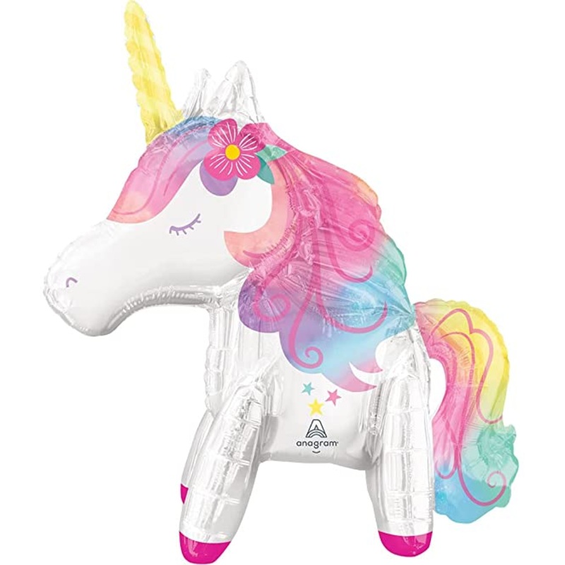 Enchanted Unicorn Foil Balloon Air-Filled