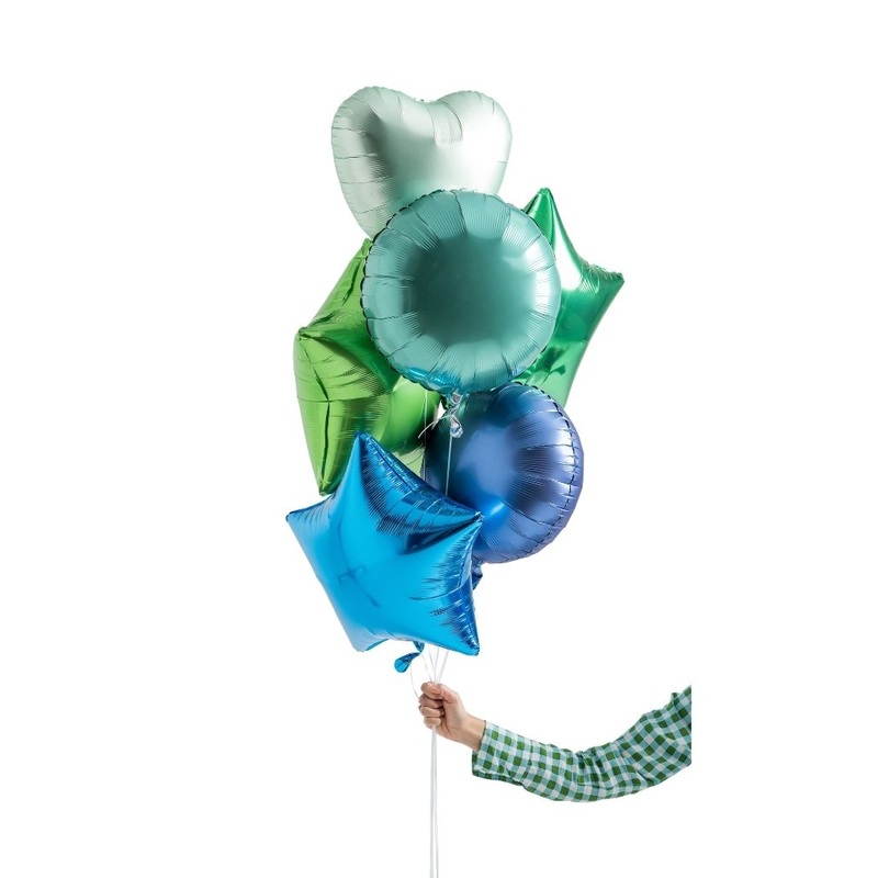 Handsome Foil Balloon Set Filled with Helium