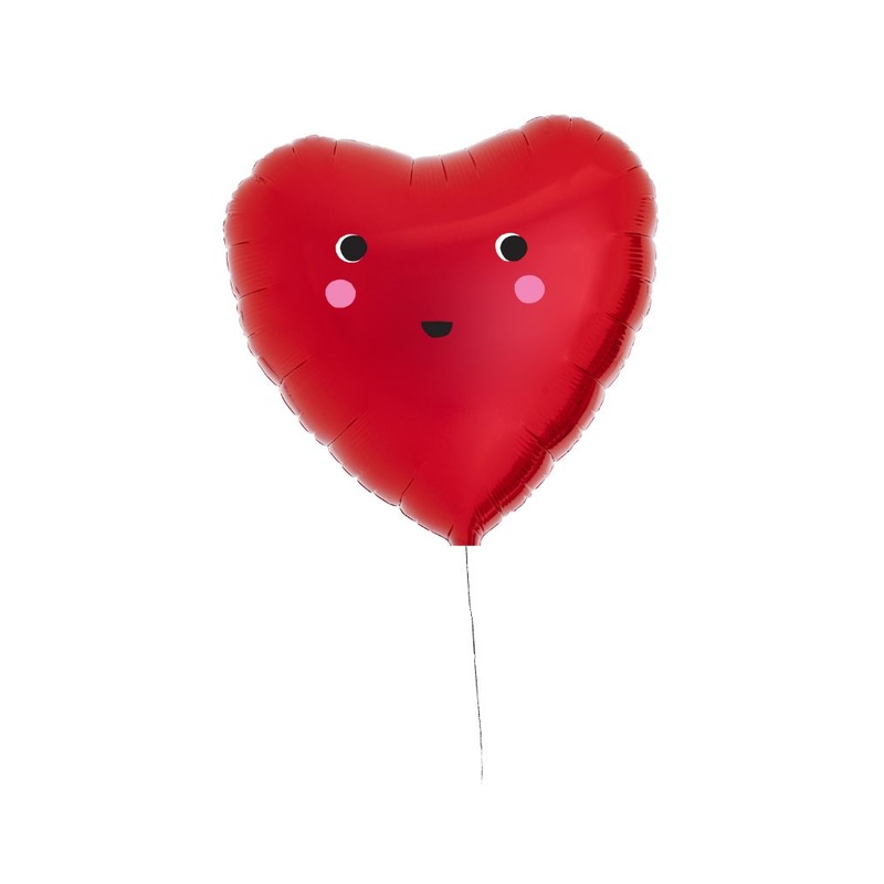 Jumbo Foil Heart Friend Filled with Helium