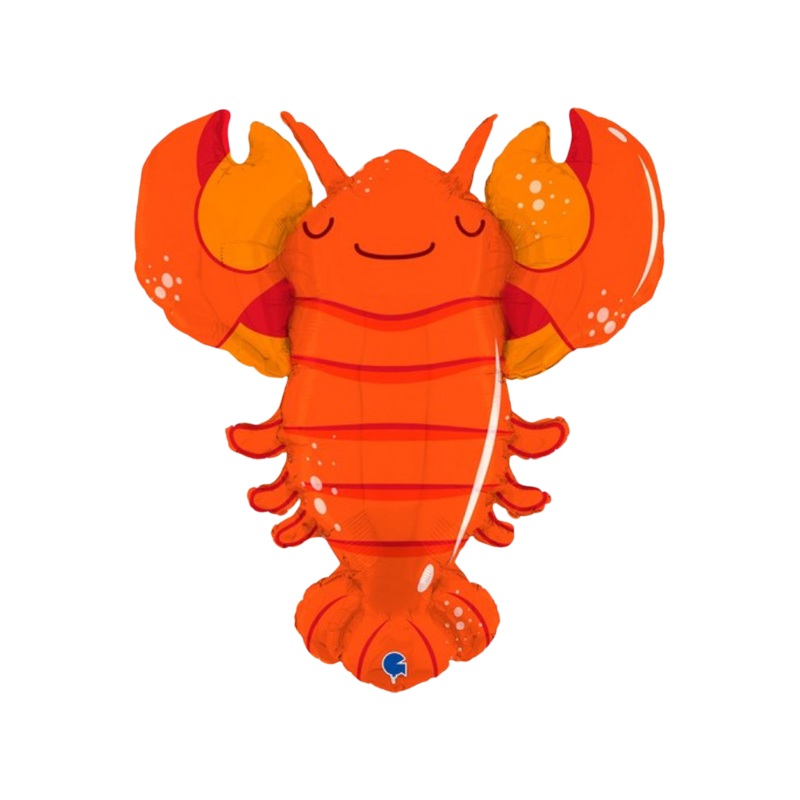 Lobster Foil Balloon Filled with Helium