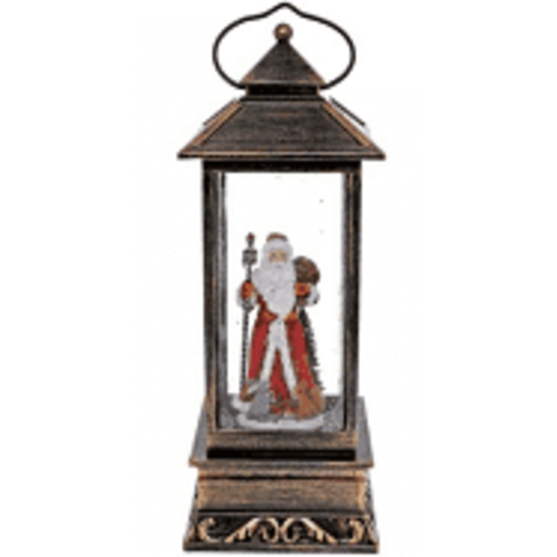 Magical Christmas LED Santa Snow Lantern