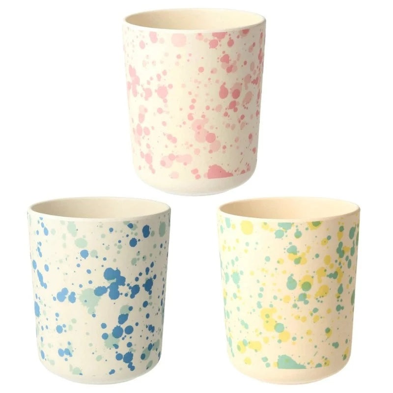 Meri Meri Speckled Bamboo Fibre Reusable Party Cups - 6 Pack S9012 S9013
