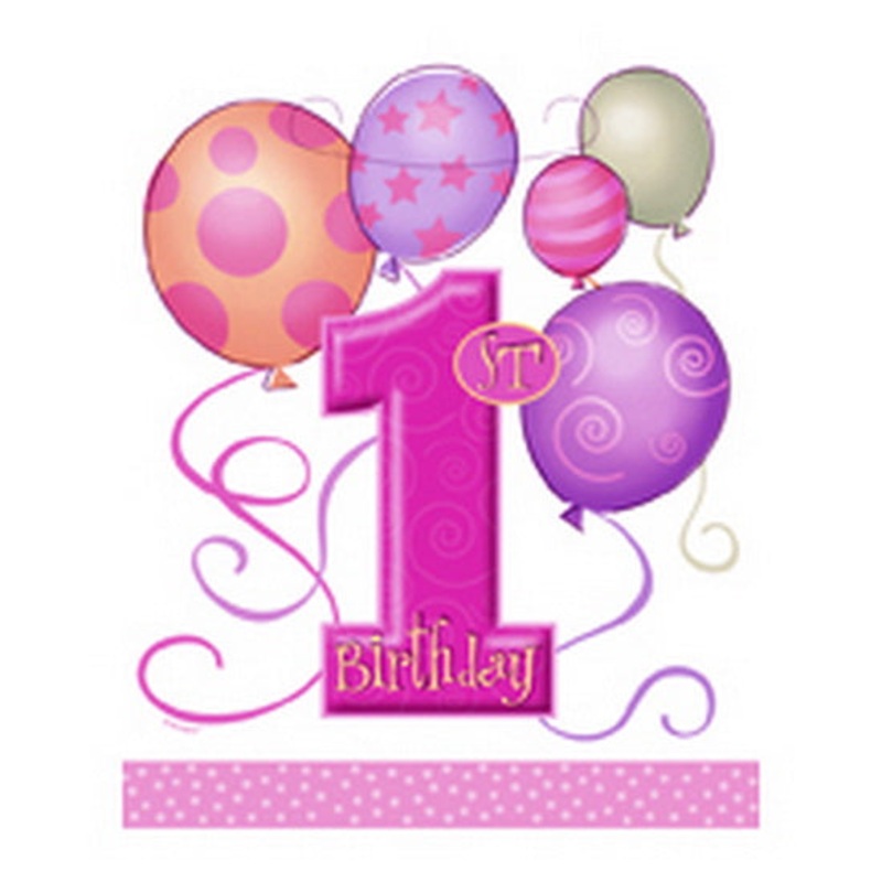 Pink Balloons Loot Bags 8 Pack