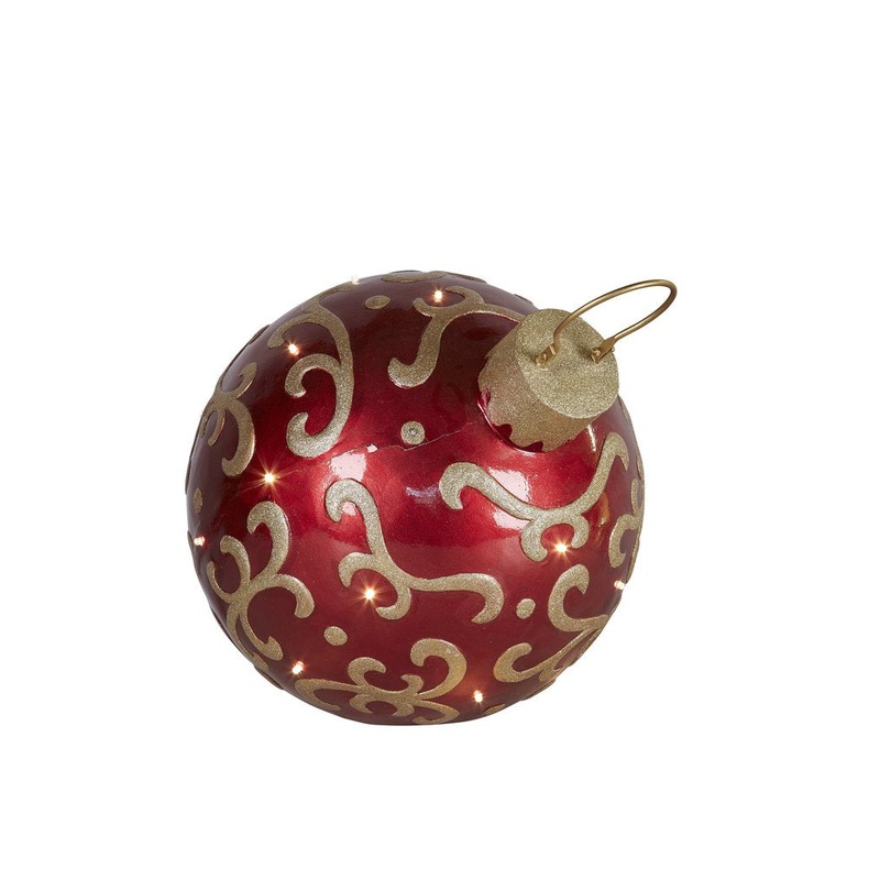 Red LED Christmas Bauble