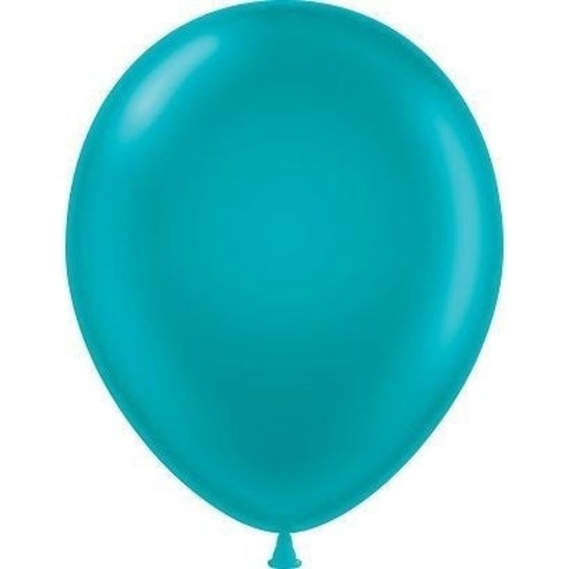 11" Tuftex Balloons (100 Per Package) Metallic Teal