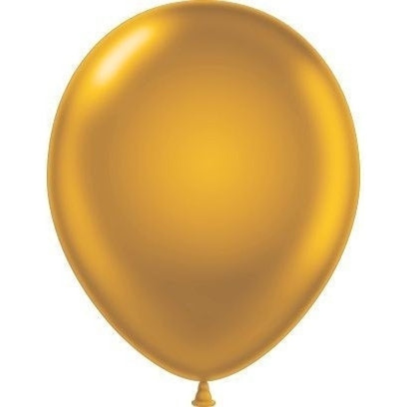11" Tuftex Balloons (12 Per Package) Gold