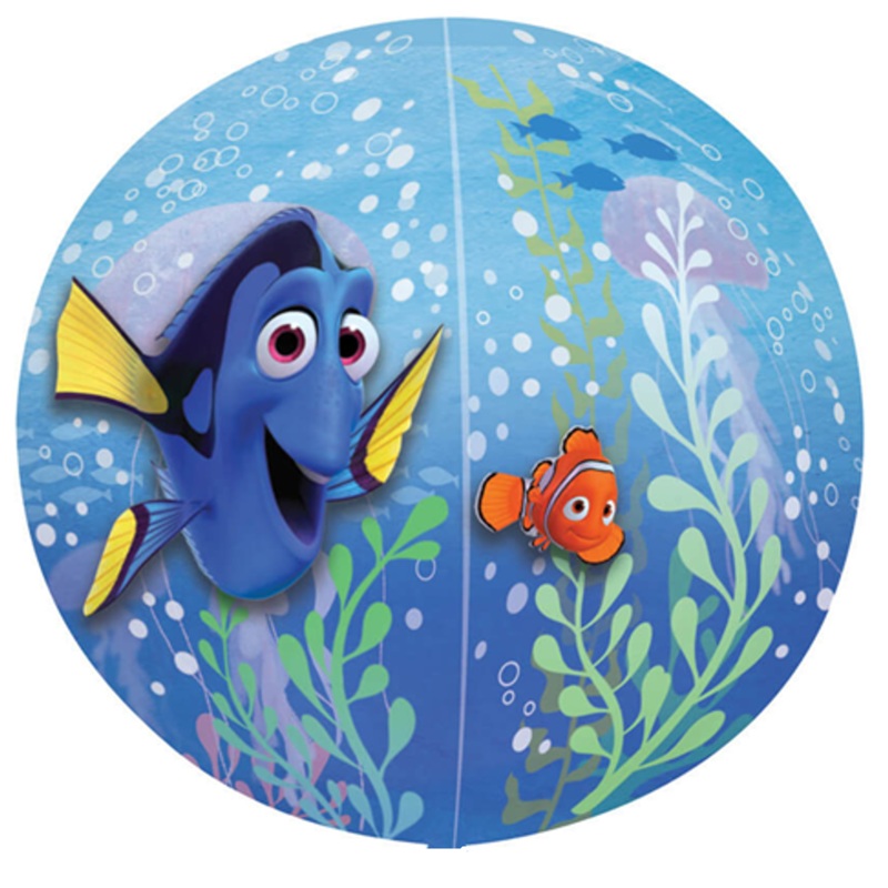 COLLECTION ONLY - 1 Finding Dory Orbz Balloon Filled with Helium & Dressed with a Balloon Collar, Ribbon & Weight