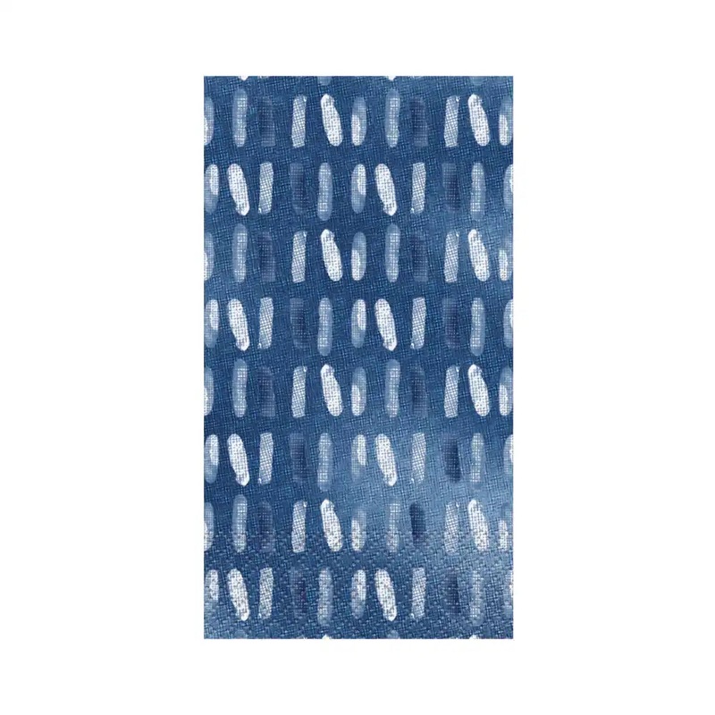 Blue Speckled Beverage Party Napkins (x16)