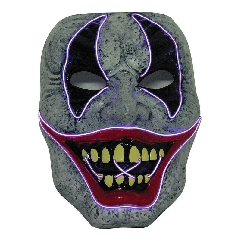Mask - LED Evil Clown