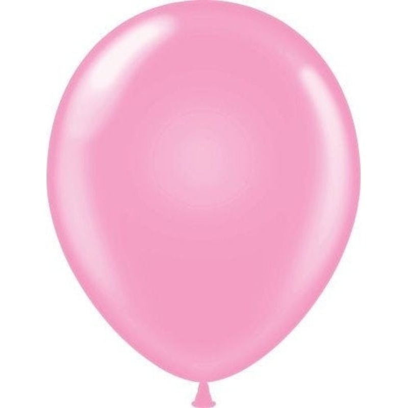 Mini Decorator 5" Tuftex Latex Balloons (50 Per Package) Pink