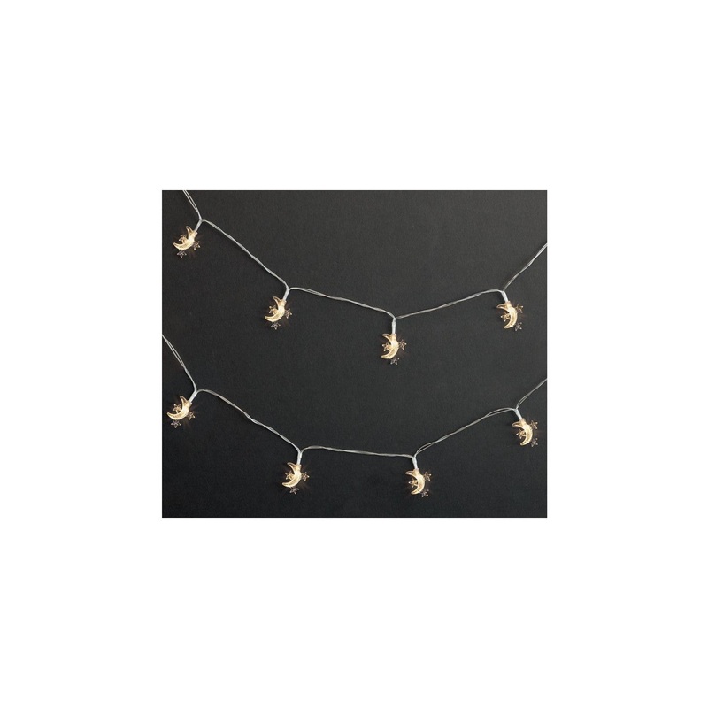 Moon & Star LED String Lights 1.5m Each