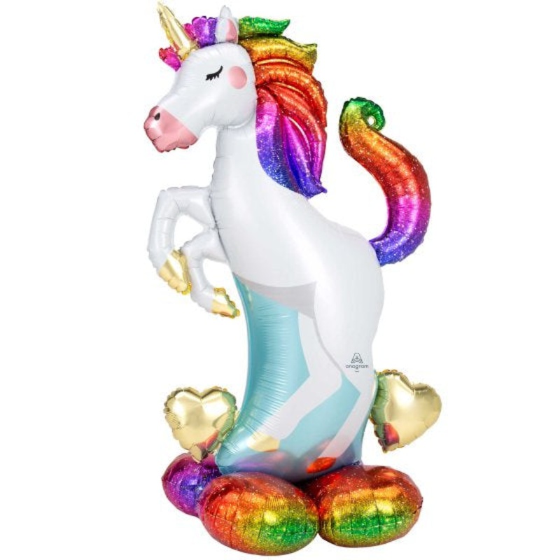 Unicorn and Hearts Balloon |Air filled