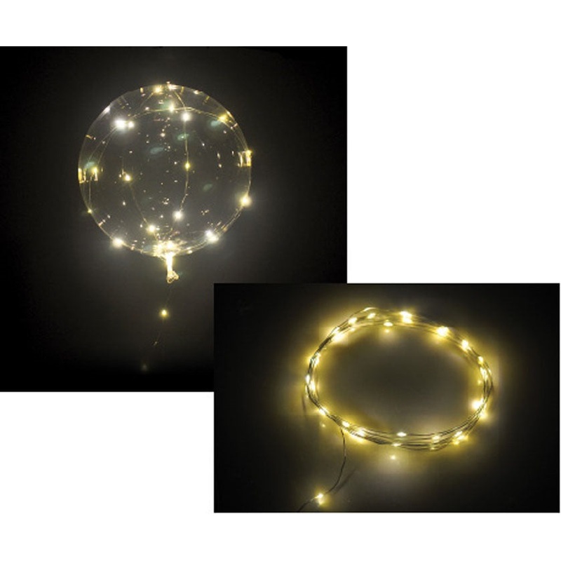 Clear LED Bubble Warm White Light 45cm