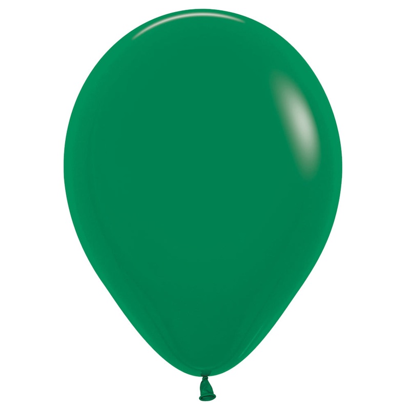 Green Plain Colour Mini Latex Balloons - 5" - Pack of 10