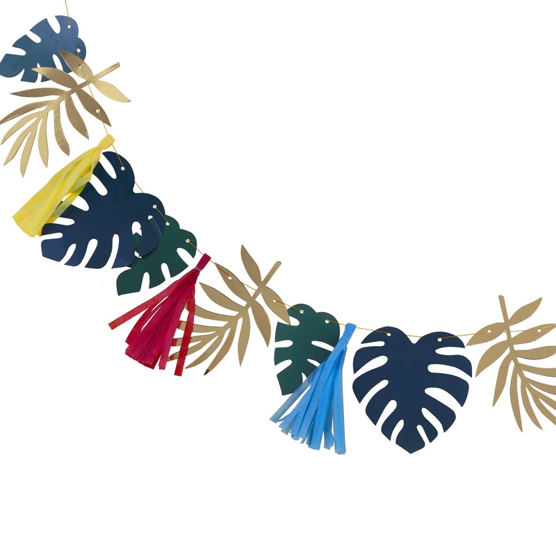 Ginger Ray Gold Foiled and Leaf Tassel Garland