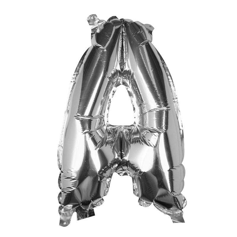 Ginger Ray Letter "A" Air-filled Foil Balloon 16in