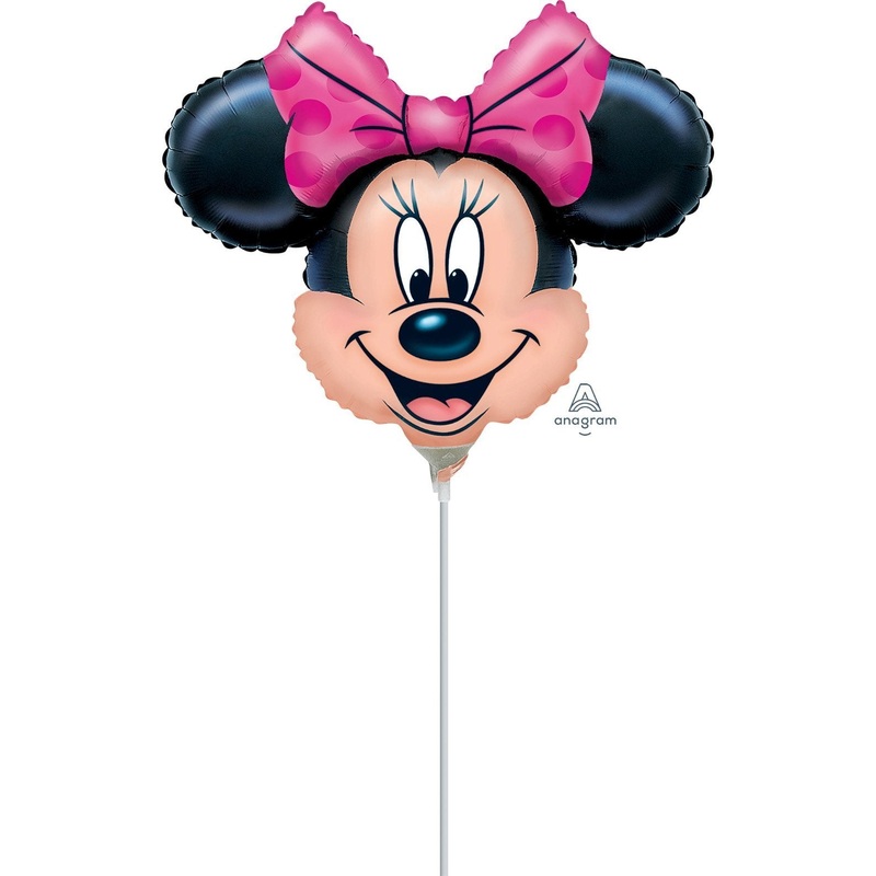 Minnie Mouse Die Cut Air-Filled Foil Balloon 9in / 23cm
