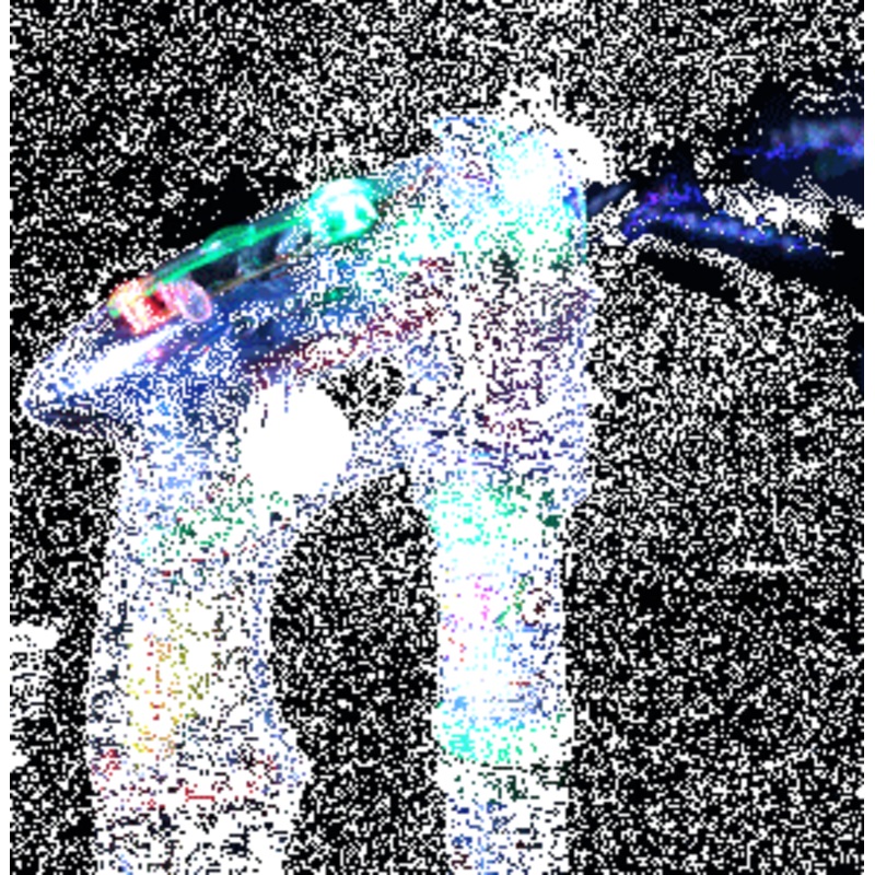 LED 7 Inch Bubble Gun - Noisemaker
