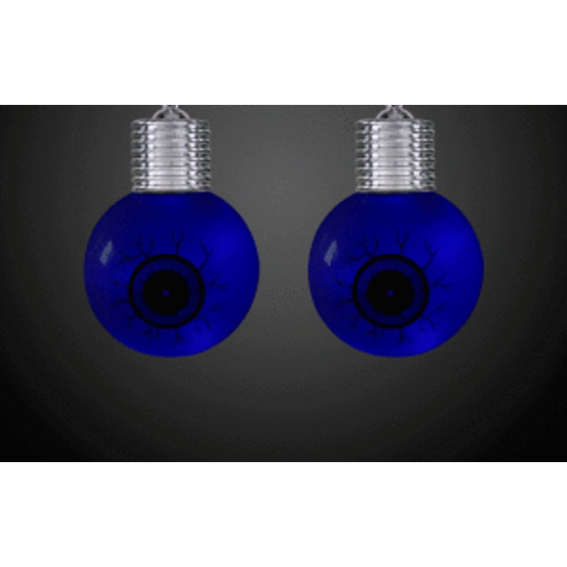 LED Light Up Jumbo Eyeball Clip-On Earrings 1 Set