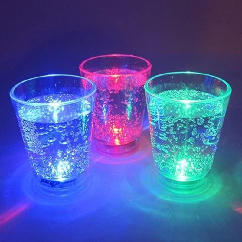 LED Light Up Liquid Activated 1.5 Oz Shot Glass