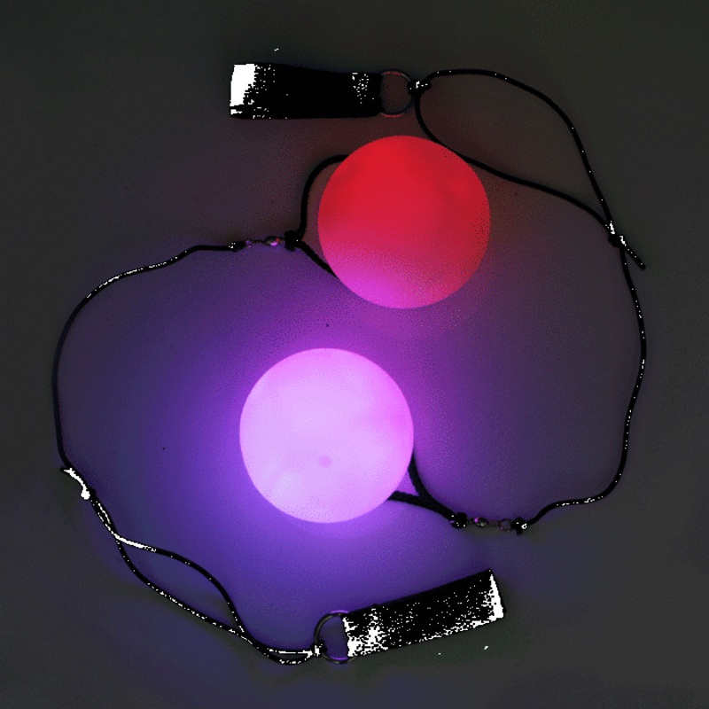 LED Poi Balls - Multi Color Light Up