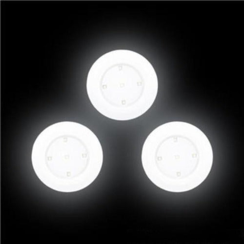 3.5 Inch Remote Controlled LED Light 3 Piece Set